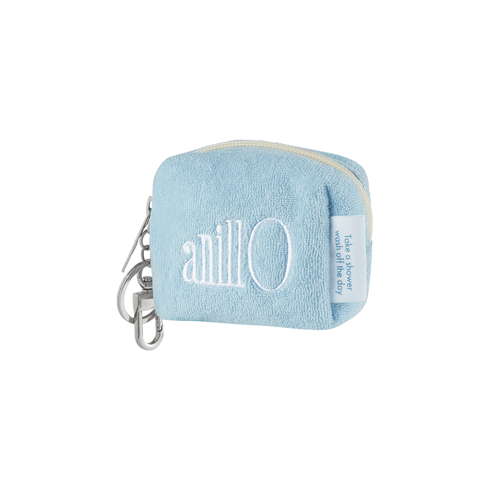 ANILLO Blue Terry Pouch Keyring 1s